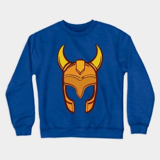 Cartoon viking helmet Crewneck Sweatshirt